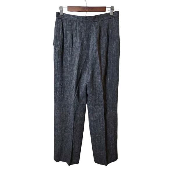 MaxMara Linen Straight Leg Pants - Picture 6 of 11